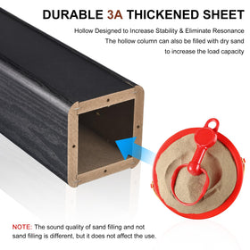 MECCANIXITY anti-slip pads keep speakers firmly in place during listening sessions