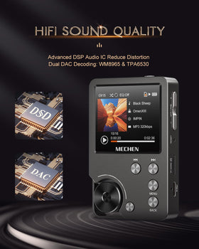 MECHEN M30 HiFi CNC aluminum shell blends durability and sleek design.