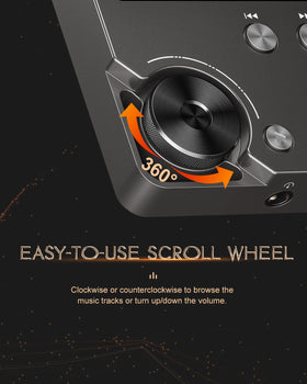 MECHEN M30 HiFi scroll wheel enables fast, precise track navigation.
