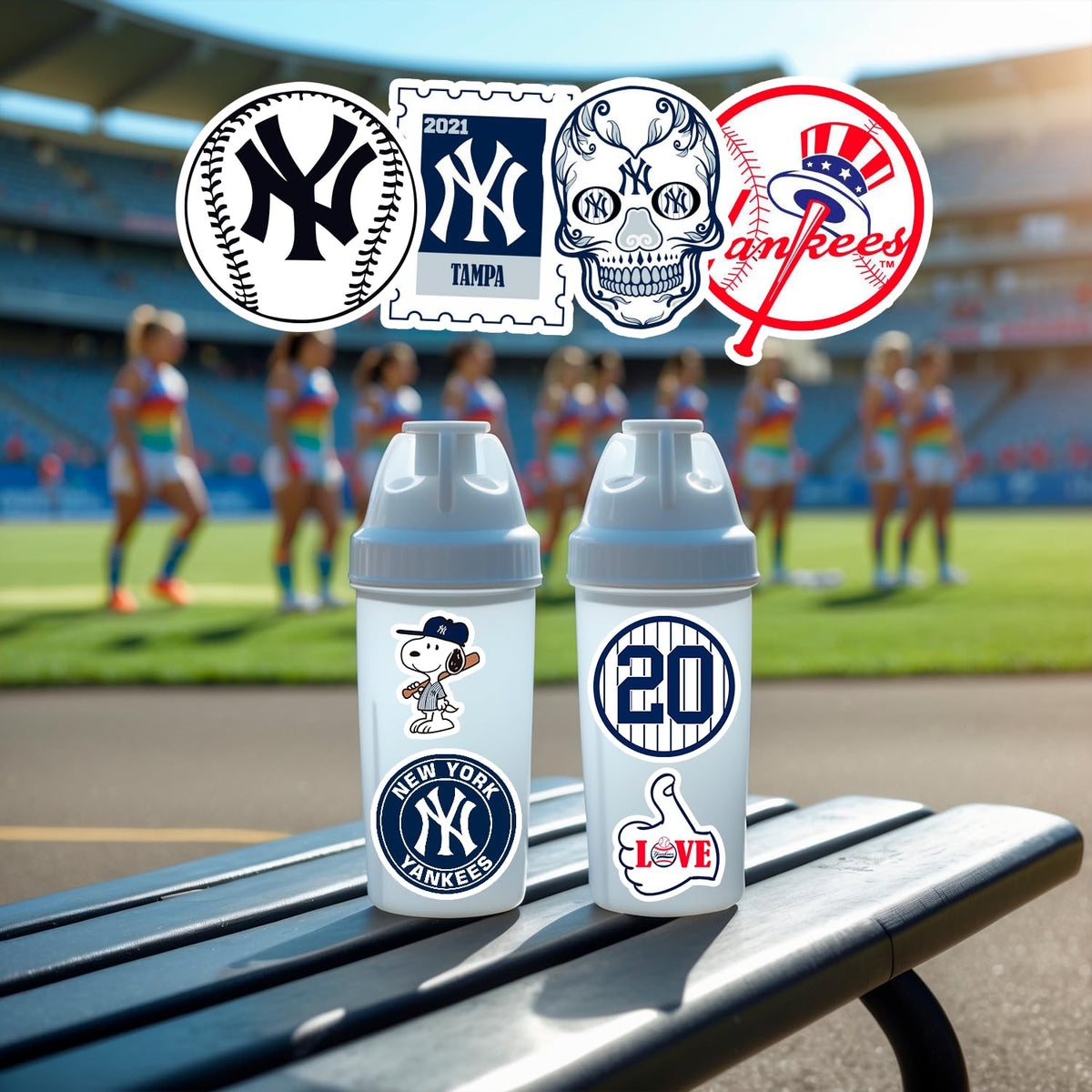 MEDIA SERVICES 55 New York stickers brighten a notebook with nostalgic New York vibe