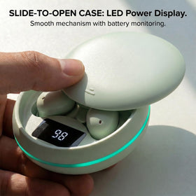 Medocis Sleep Earbuds Peppermint Green color adds subtle daily style