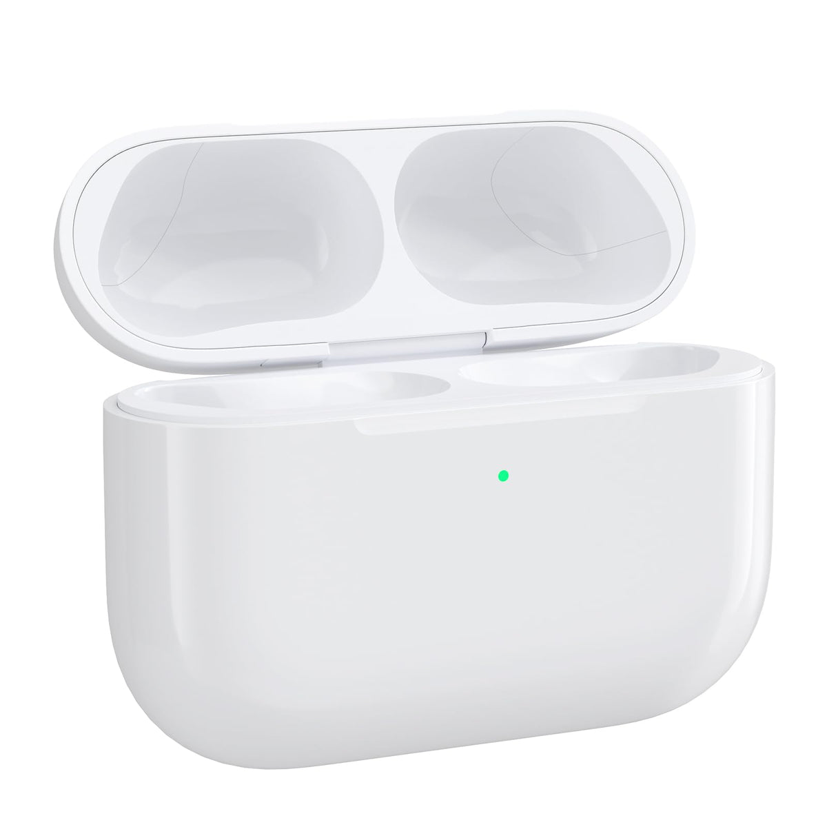 Medoque AirPods Pro 3 case front view showing compact design and easy access.