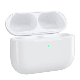 Medoque AirPods Pro 3 case front view showing compact design and easy access.