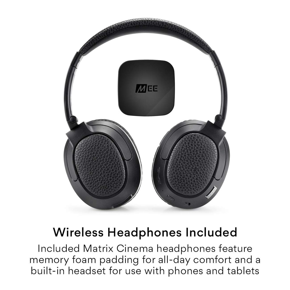 Up to 30 hours of use per charge on comfortable headphones