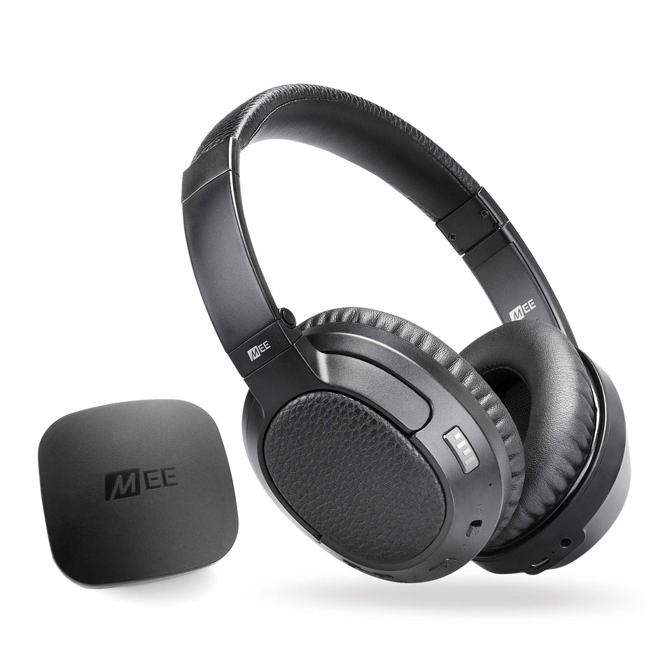 MEE Audio Connect T1CMA transmitter setup for quick, easy TV pairing