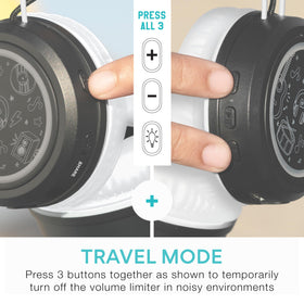 MEE audio folded headset compact for travel and space-saving convenience