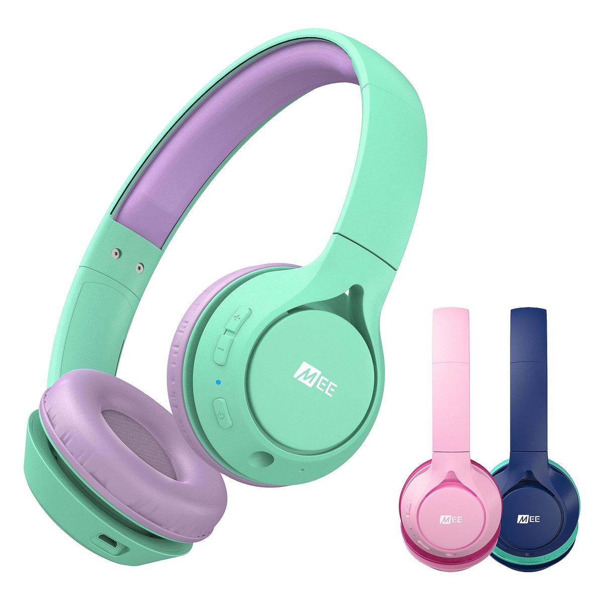 MEE Audio KidJamz KJ45BT adjustable headband for a secure, comfy kid fit during lessons.