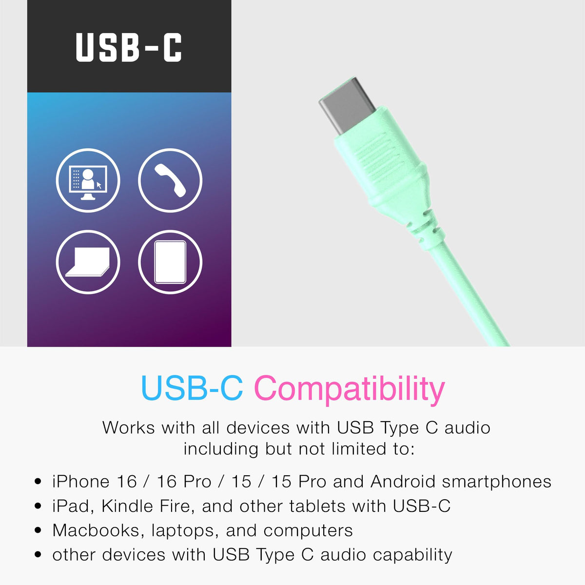 Kid-friendly, durable on-ear headset designed for children aged 4+