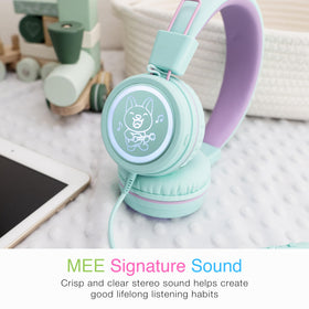 Padded ear cushions and adjustable headband ensure comfortable all-day wear