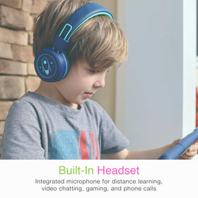 MEE audio KidJamz next to a child's hand to show size and secure fit advantage