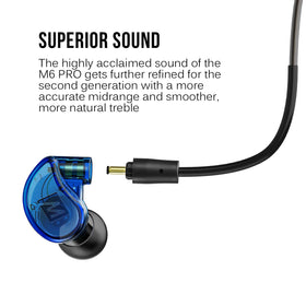 MEE audio driver and casing detail highlighting precision build
