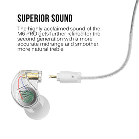 MEE audio memory wire close-up demonstrating secure, personalized fit and stage stability