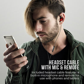 MEE audio M6 PRO next to coin for size comparison and portable convenience