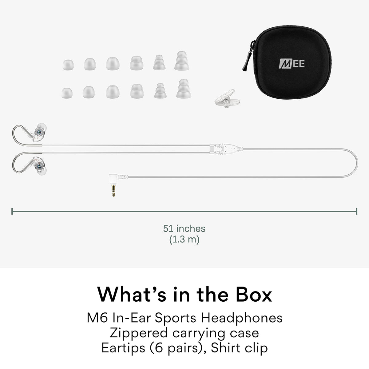 MEE audio M6 Sport carrying case for easy storage and transport