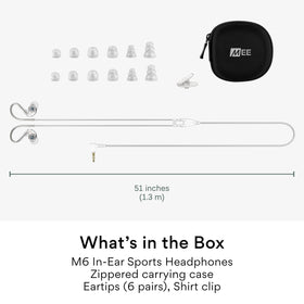 MEE audio M6 Sport carrying case for easy storage and transport