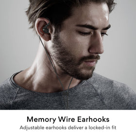 MEE audio M6 Sport earbuds six ear-tip sizes for a comfortable seal
