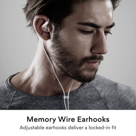MEE audio M6 Sport six ear-tip sizes for customized sound and comfort