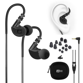MEE audio M6 Sport earbuds with in-ear fit for secure workouts