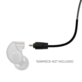 MEE audio MX PRO replacement cable length 51 inches for flexible on-the-go use.