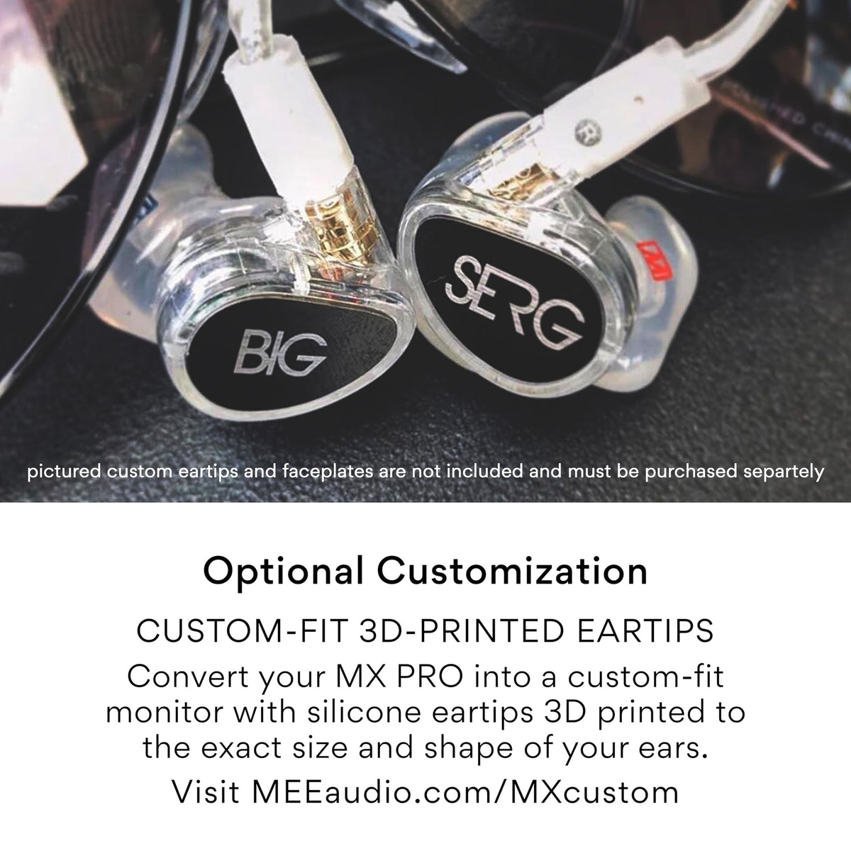 MEE Audio MX1 PRO sweat-resistant design for studio and stage