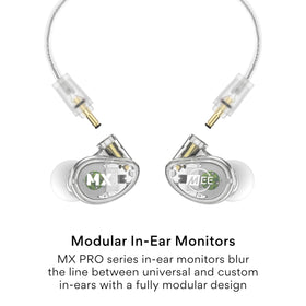 MEE audio MX3 PRO emphasizes the midrange for clear monitoring sound
