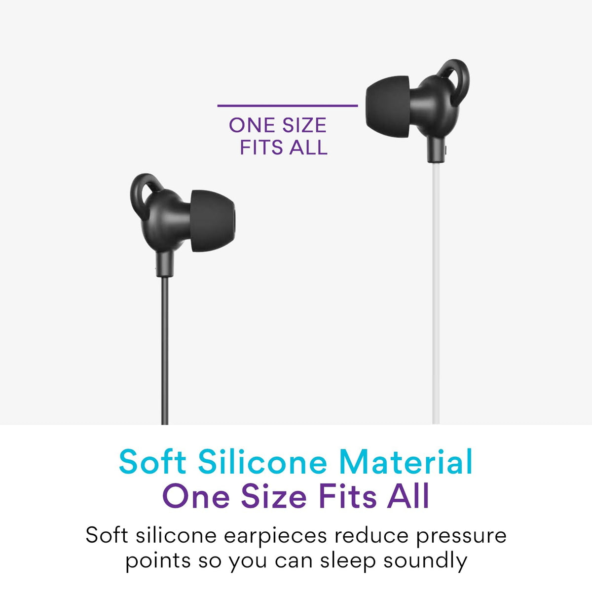 MEE Audio SleepTones built-in microphone enables hands-free calls.