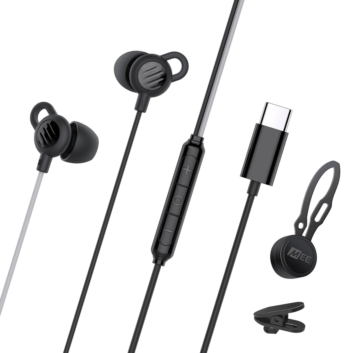 MEE Audio SleepTones low-profile silicone earpieces for side-sleeper comfort.