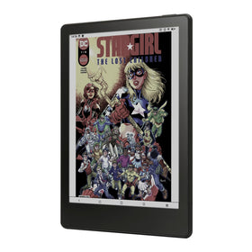 Meebook M8C e-reader Kaleido3 screen close-up highlights crisp text and color clarity.