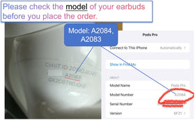 Meenova A2084 left earbud with box packaging preview