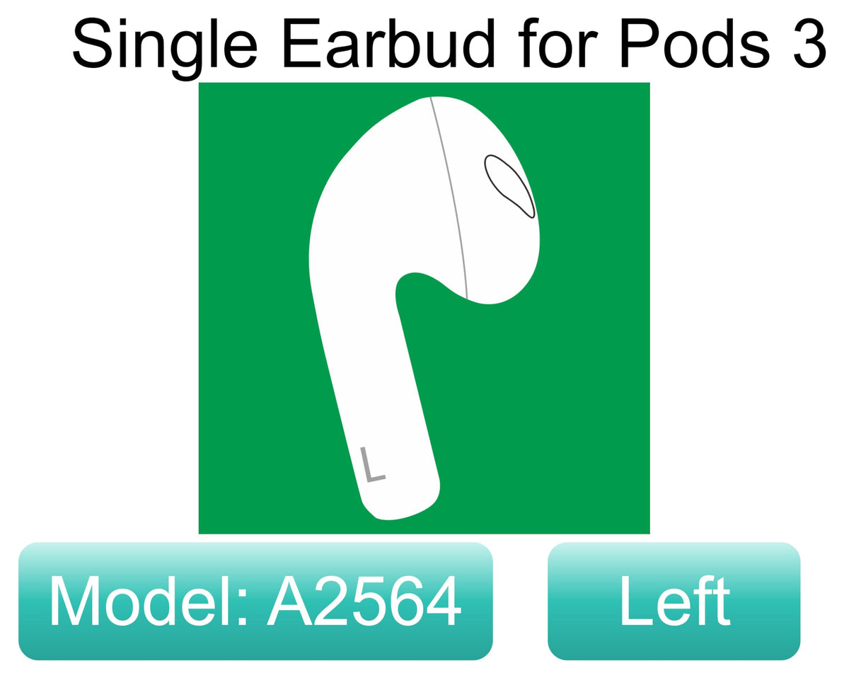 Meenova A2564 left earbud ready for pairing and quick setup.