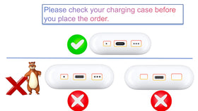 Meenova back-of-case pairing button close-up for easy reconnect.