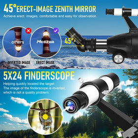 MEEZAA 3x Barlow lens triples magnification for closer lunar details
