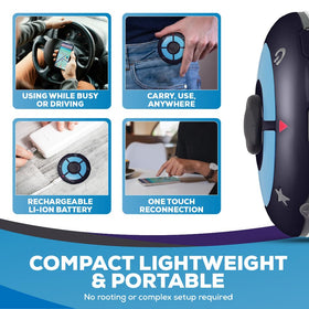 megacom FLYMON in pocket next to keys showing practical everyday use