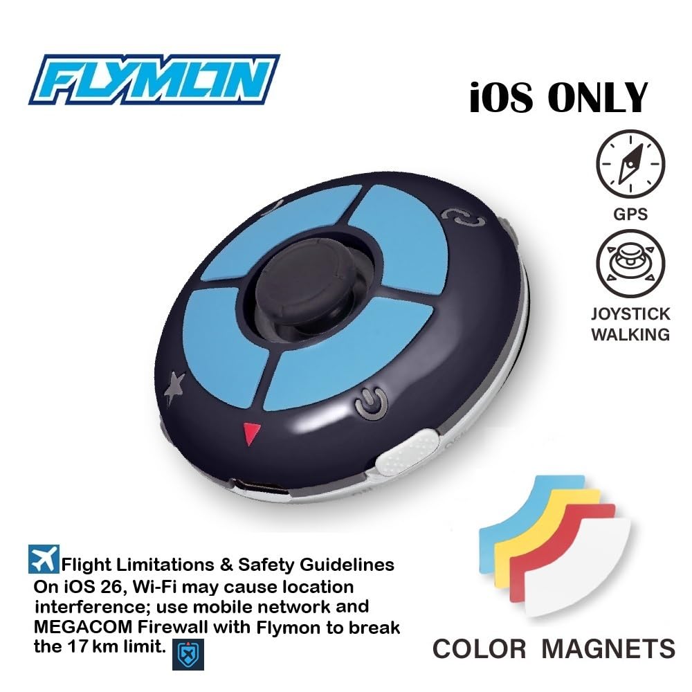 megacom FLYMON side profile highlighting slim casing and easy storage
