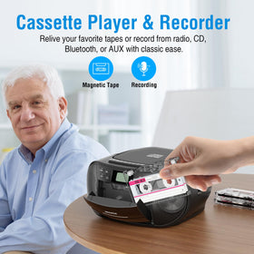 MEGATEK CBR510 AM/FM dials simplify station presets and tuning
