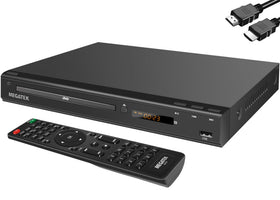 MEGATEK front panel view showing slim design and easy controls for quick setup