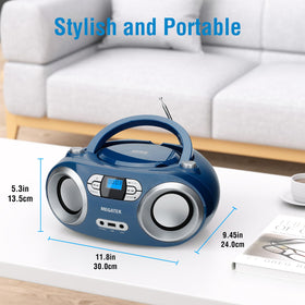 MEGATEK USB and AUX ports detail enabling flash drive and wired input