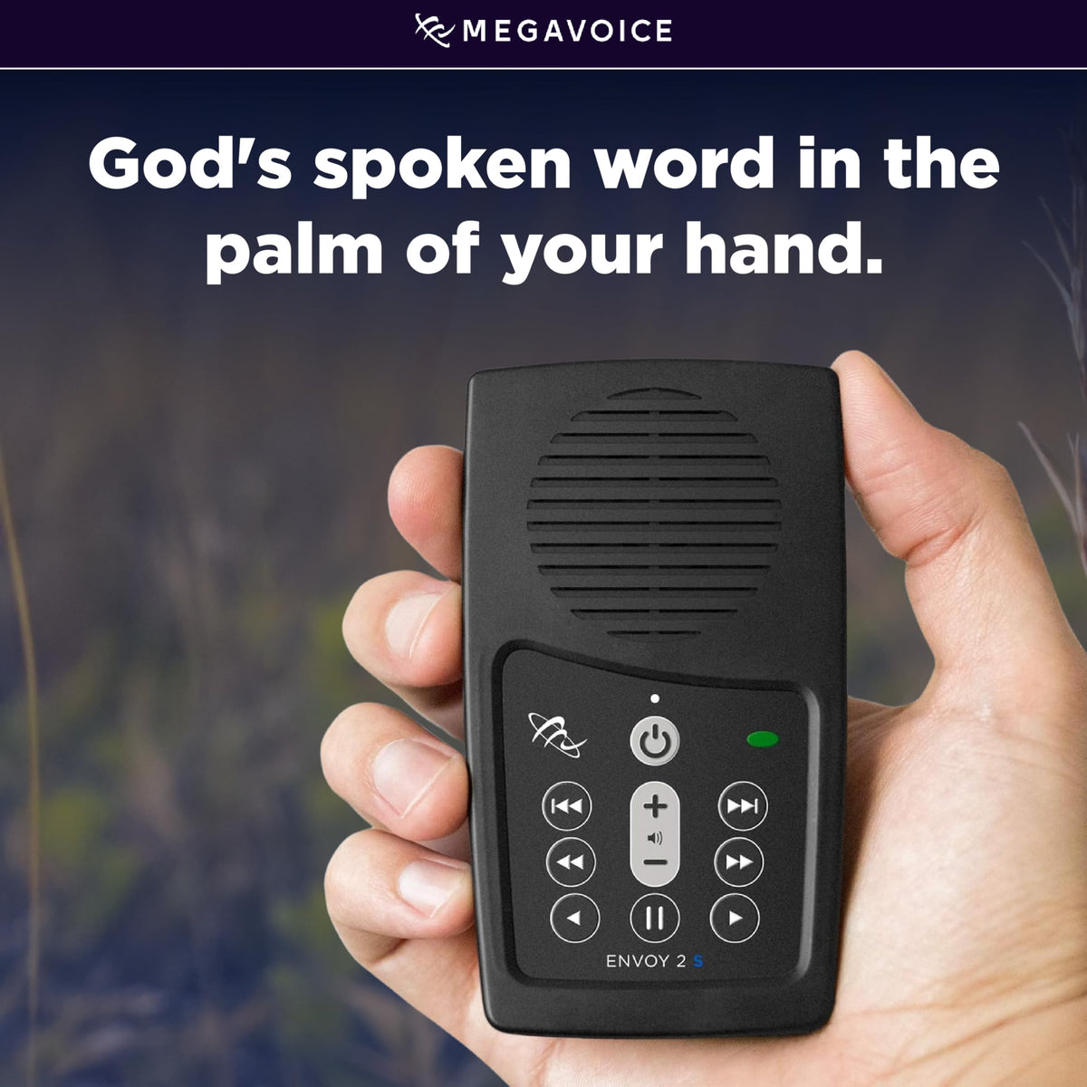 MEGAVOICE NKJV portable study device for unplugged devotion anywhere.