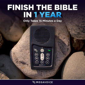 MEGAVOICE NKJV simple controls support kids, seniors, and visually impaired users.