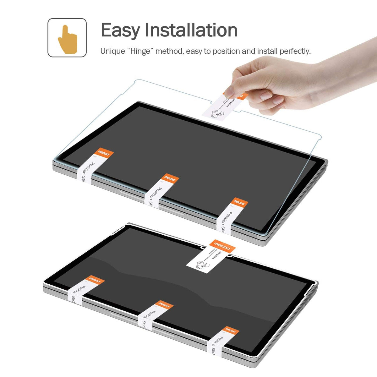 Megoo ArmorShield easy installation simplifies setup.