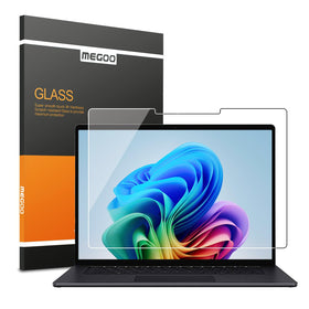 Megoo ArmorShield glass front view showing clear surface protection