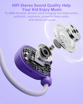 Mehomeli headphones support school or outdoor activities.