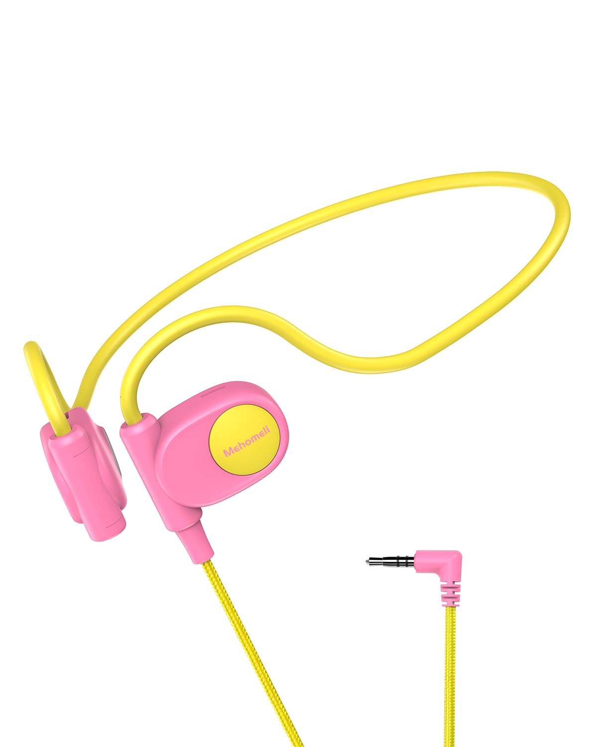 Mehomeli kid headphones open-ear design for safe listening at school