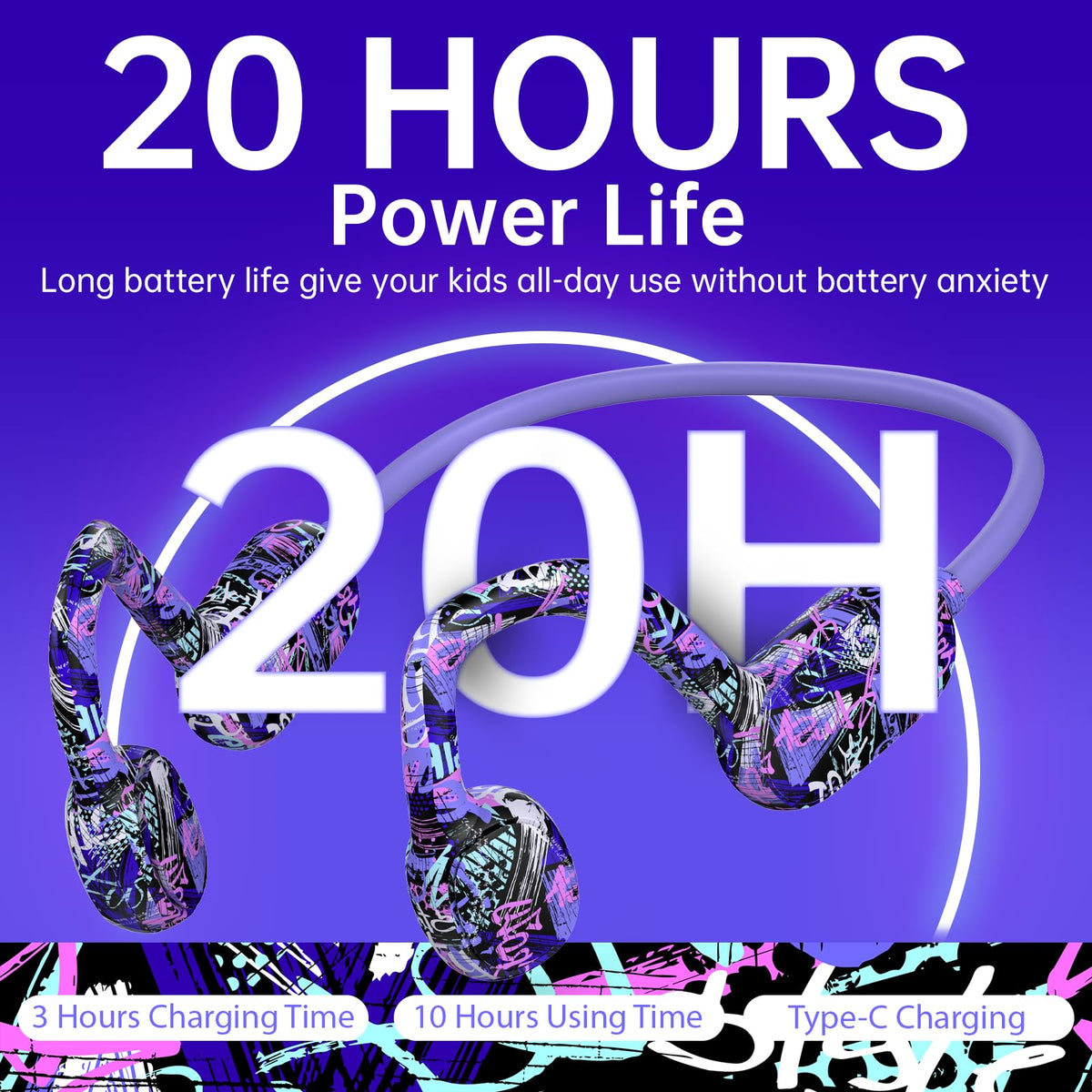 Mehomeli 20 hours of use on a full charge for school and play