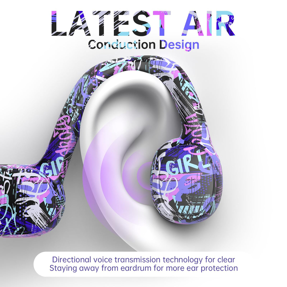 Mehomeli Kids Headphones Bluetooth 5.2 pairing range up to device for reliable connections
