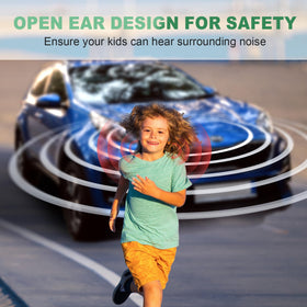 Mehomeli Kids Headphones built-in mic for clear calls and conversations