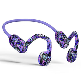 Mehomeli Kids Headphones open-ear deep blue for ambient awareness during study and play
