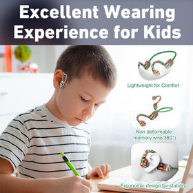 Mehomeli Kids Headphones 85dB volume limit supports safe listening levels