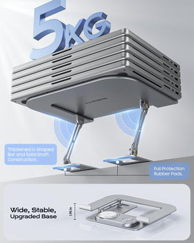 Meifigno 30W wired charging port supports laptop or tablet while you work.