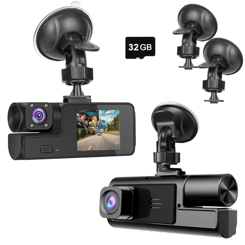 Meiqils 1080P front dashcam captures crisp road scenes for safer driving.